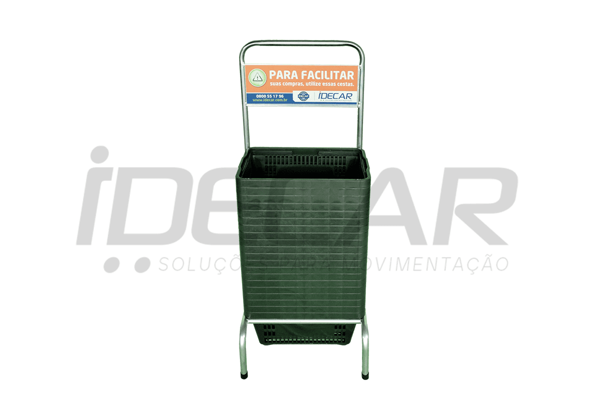EXPOSITOR SIMPLES PARA CESTAS DE MÃO - EX080S - 2