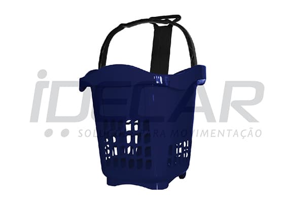 CESTA PLÁSTICA COM RODAS - C030P - 3