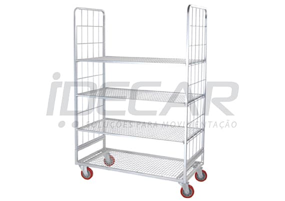 CARRINHO EXPOSITOR COM RODAS - ID340