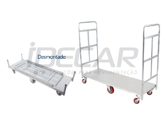 CARRINHO PLATAFORMA 6 RODAS - ID681 - 2