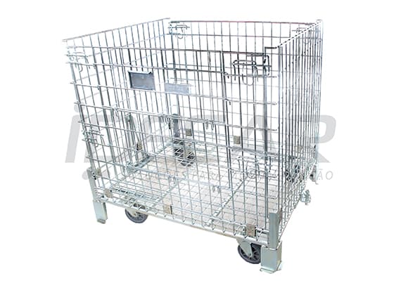 Linha Container Aramado Com Rodas e Comboio